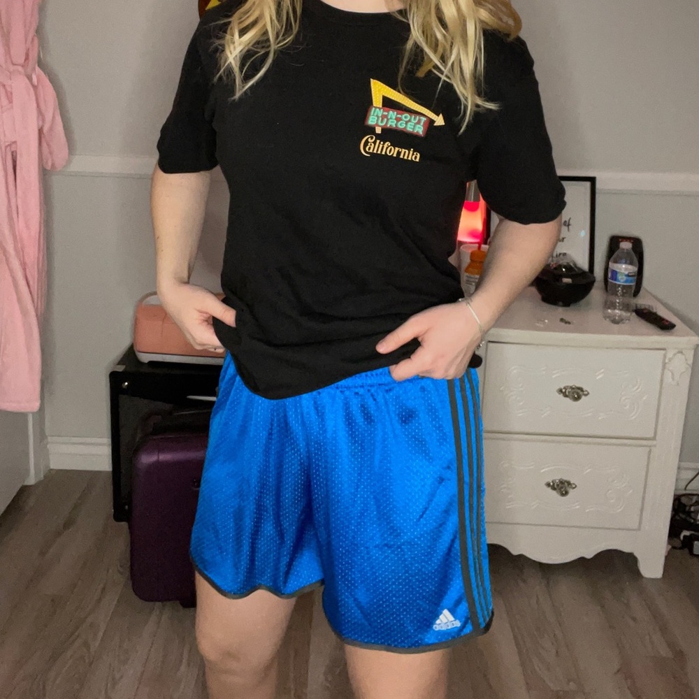 Blue Adidas Shorts